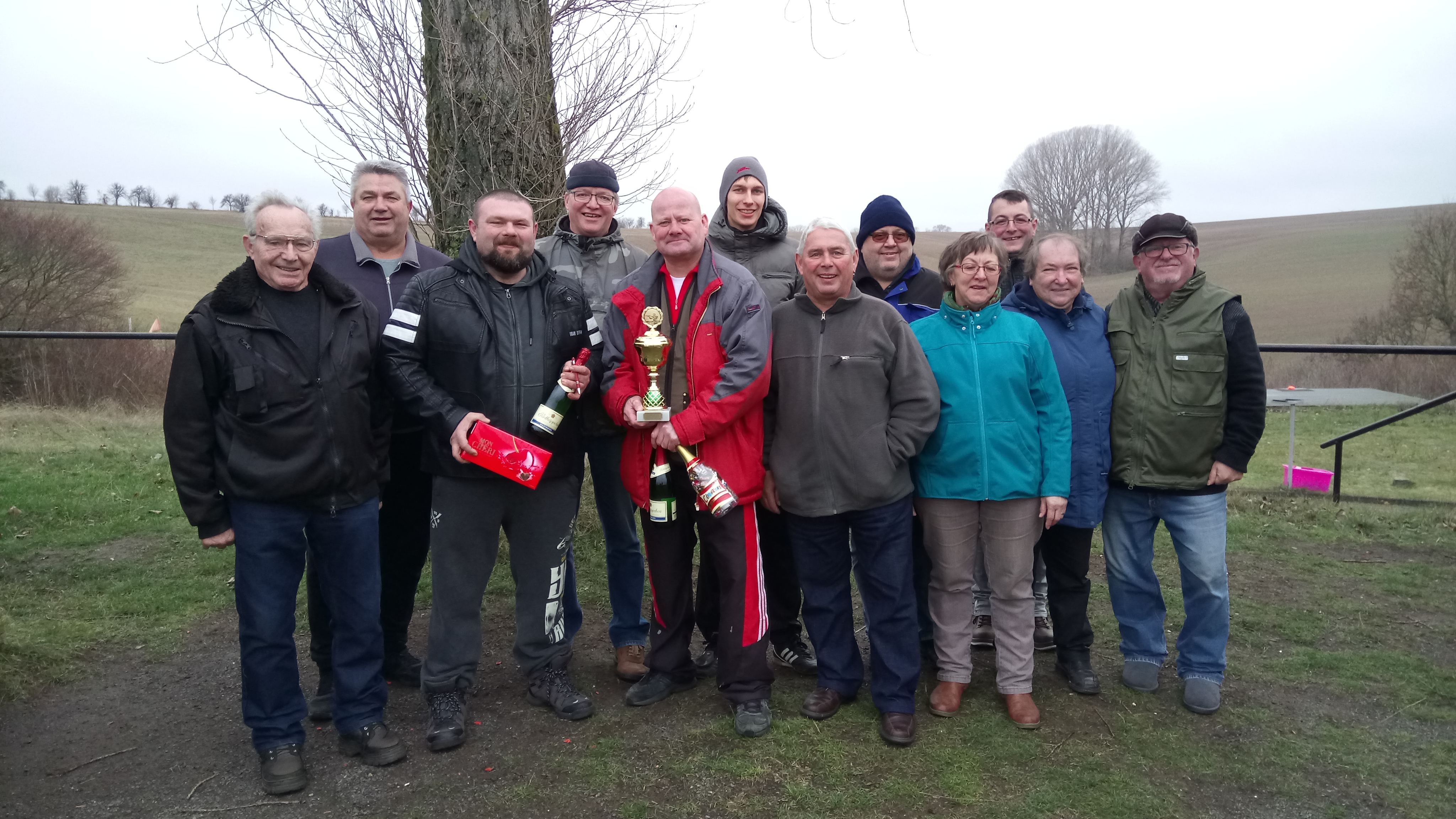 Teilnehmer des Silvesterschießens 2018